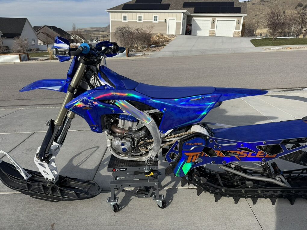 New 2024 Yamaha YZ 450F/Riot 3Pro Snowbike