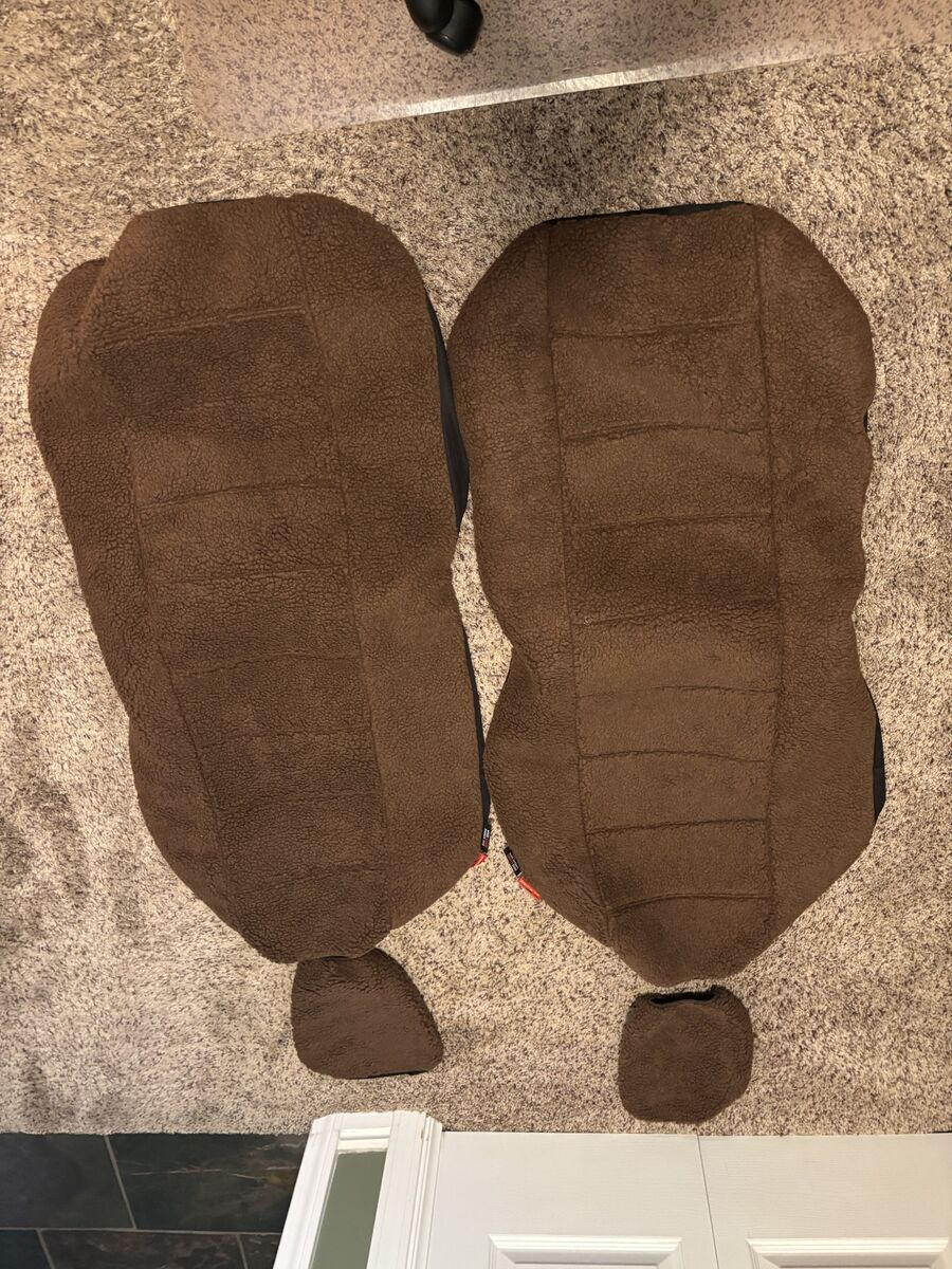 Camerri Sheepskin Seat Covers (Pair) Brand New