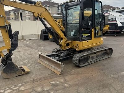 Mini Excavator Rental - Cat 303.5 Excavator, 35 Class with Thumb and Blade