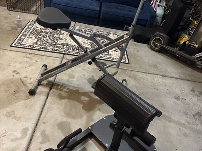 exercise bike & a leg machine