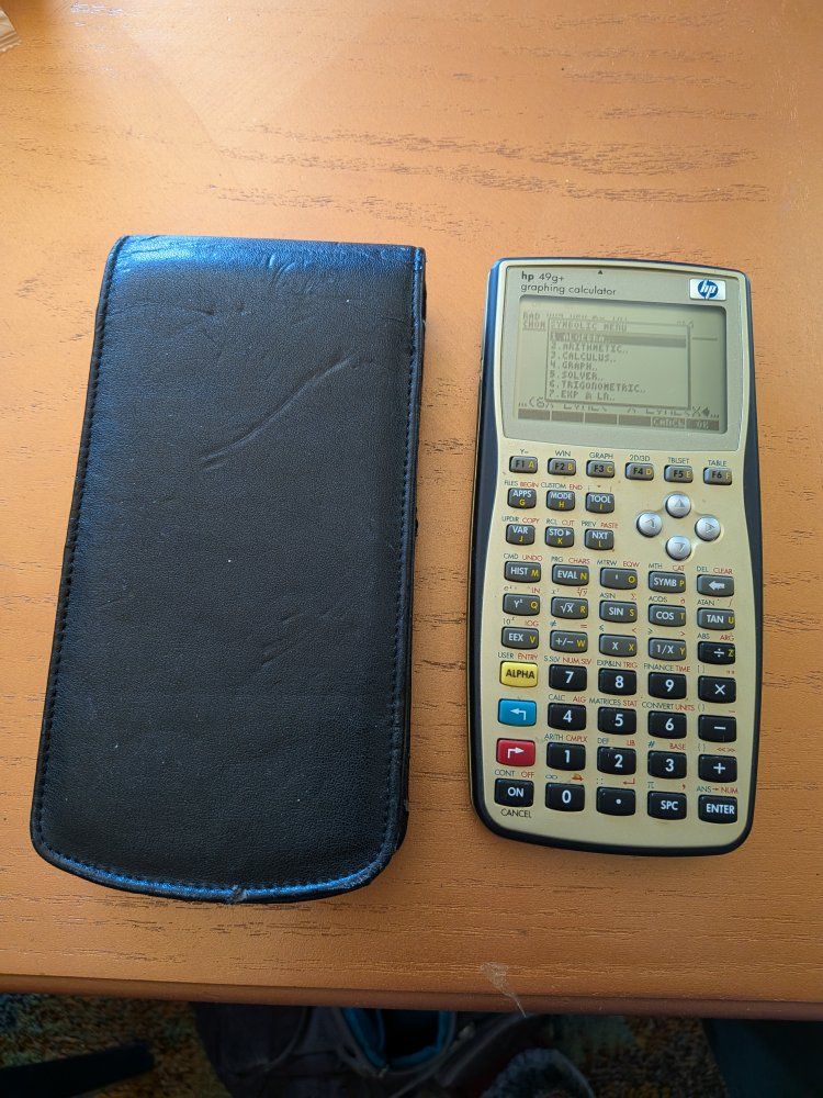 HP 49g Graphing Calculator with Case - Scientific & Engineering Functions