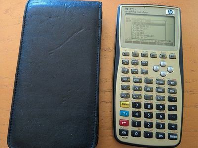 HP 49g Graphing Calculator with Case - Scientific & Engineering Functions