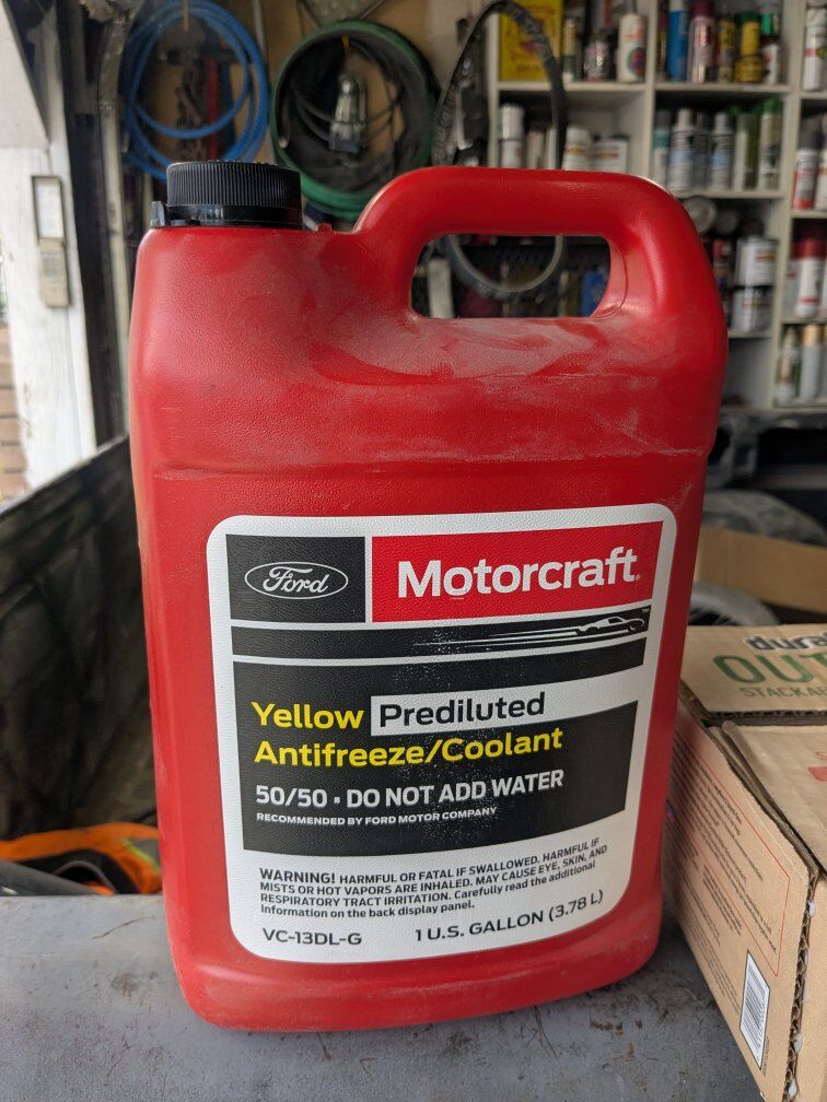 Ford motorcraft yellow antifreeze coolant