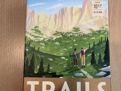 TRAILS Board Game (by Keymaster Games) - Brand New / Unplayed Condition