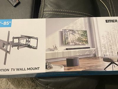 Emerald Full-Motion TV Wall Mount 32"-85" Fits Flat Panel TVs