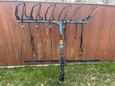 6 bike upright rack