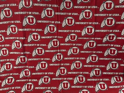 Fabric University of Utah 100% cotton