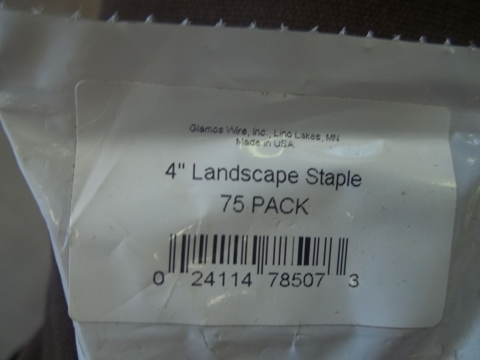 4" Landscape Staples 75 Pack