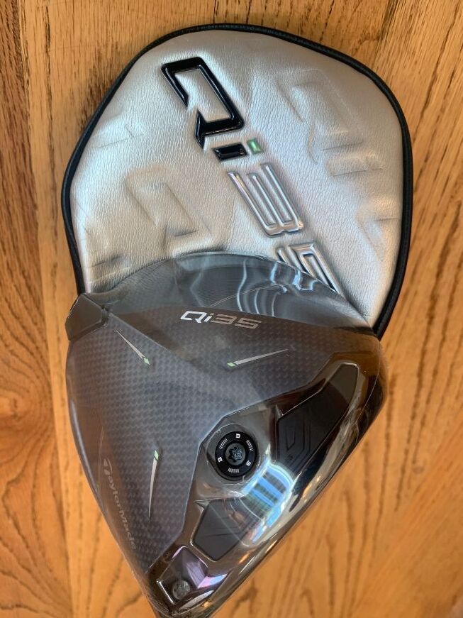 TaylorMade Qi35 RH Driver Fujikura Airspeeder 9.0* 50- S Stiff Shaft Golf Clubs Putter New