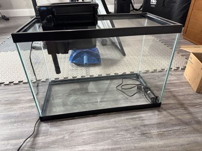20 gallon high, tidal 110, bubbler, heater