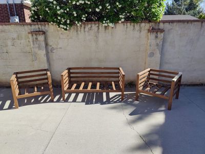 Outdoor patio furniture set- solid wood