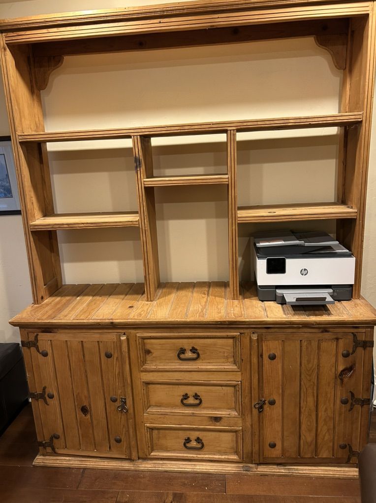 FREE Wooden Credenza And Shelves