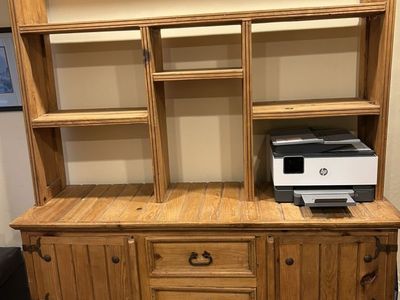 FREE Wooden Credenza And Shelves