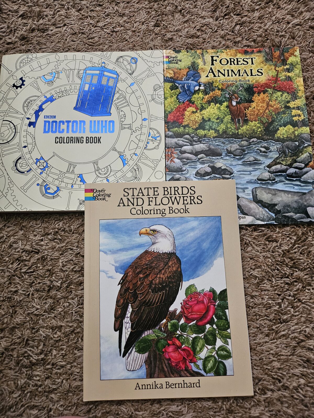 Detailed coloring books