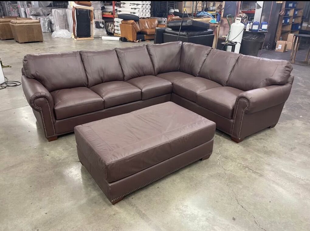 Leather Sectional