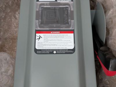 Square D VH362GL Schneider Electric Safety Switch 60A 3 Pole Fused NEW IN BOX