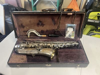 Vintage Buescher True Tone Saxophone with Original Case