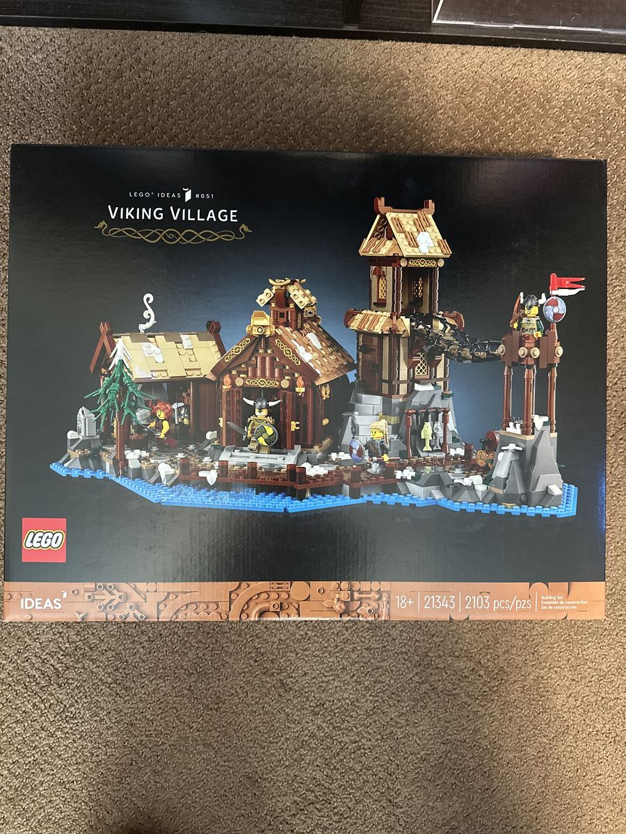 Lego Sealed Set Of Viking Village Number 21343