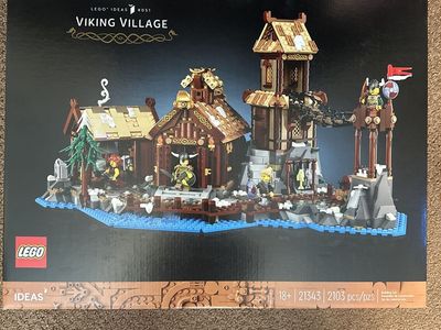 Lego Sealed Set Of Viking Village Number 21343