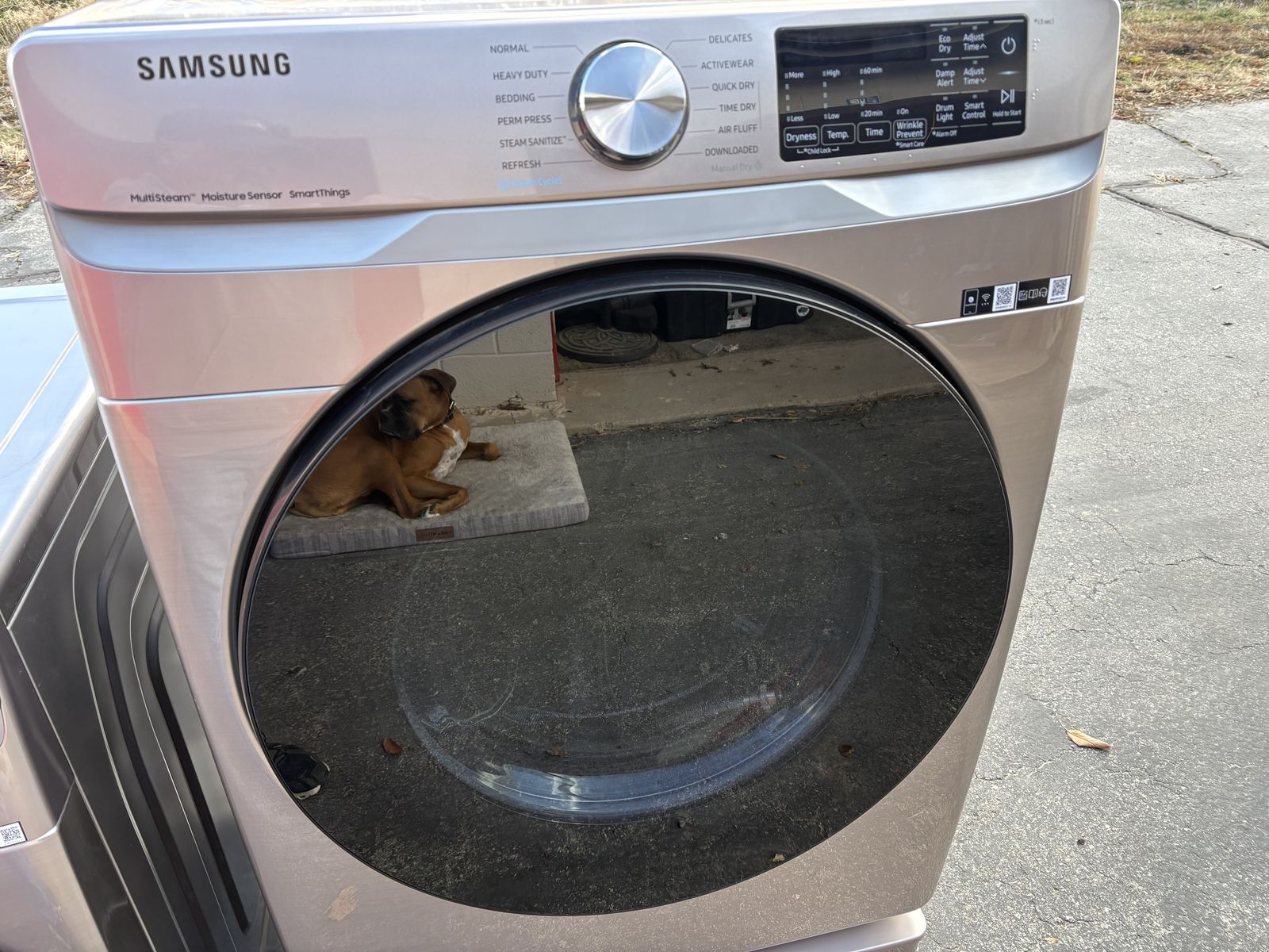 Limited edition Himalayan pink washer and dryer w/base xtra