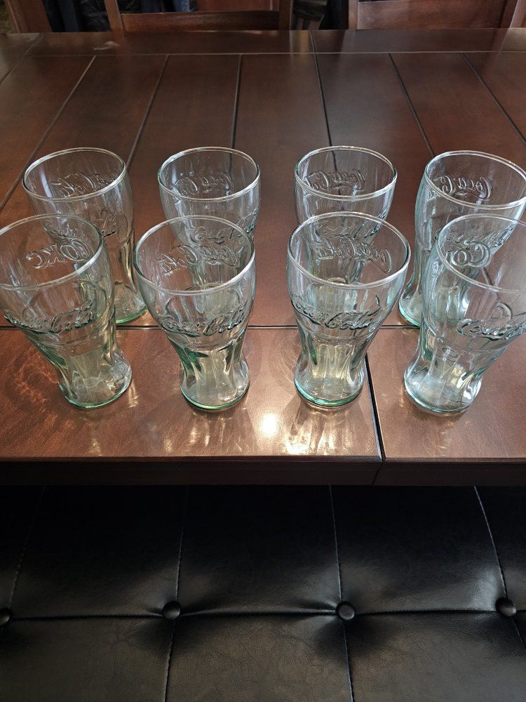 Set of Coca cola glasses