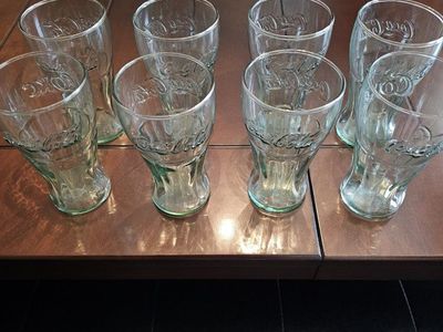 Set of Coca cola glasses