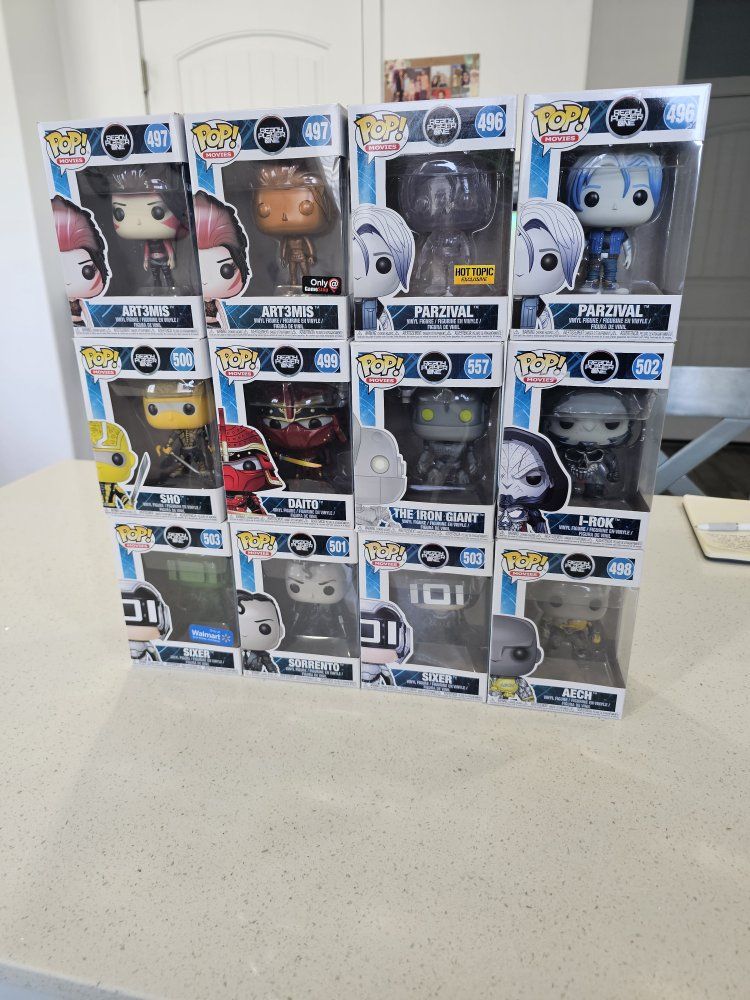 Ready Player One funko pops