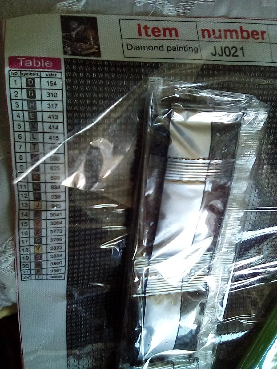 Diamond Art Kit "Moonlight Owl with Books"- Item JJ021 (New)