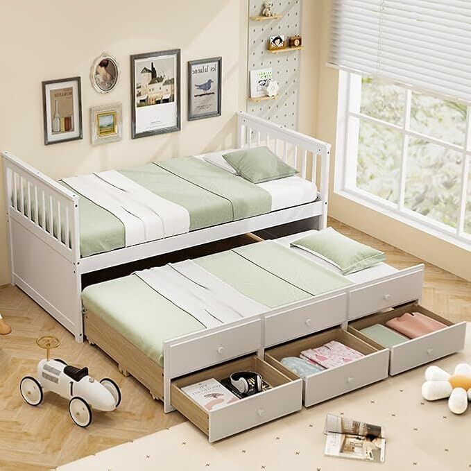 Twin Captain's Trundle Bed