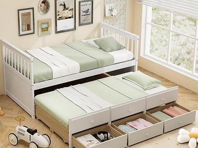 Twin Captain's Trundle Bed