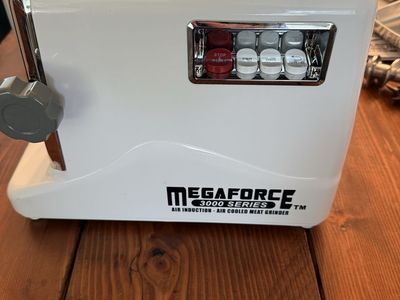 MEGAFORCE 3000 Series Air Cooled Meat Grinder with Multiple Attachments