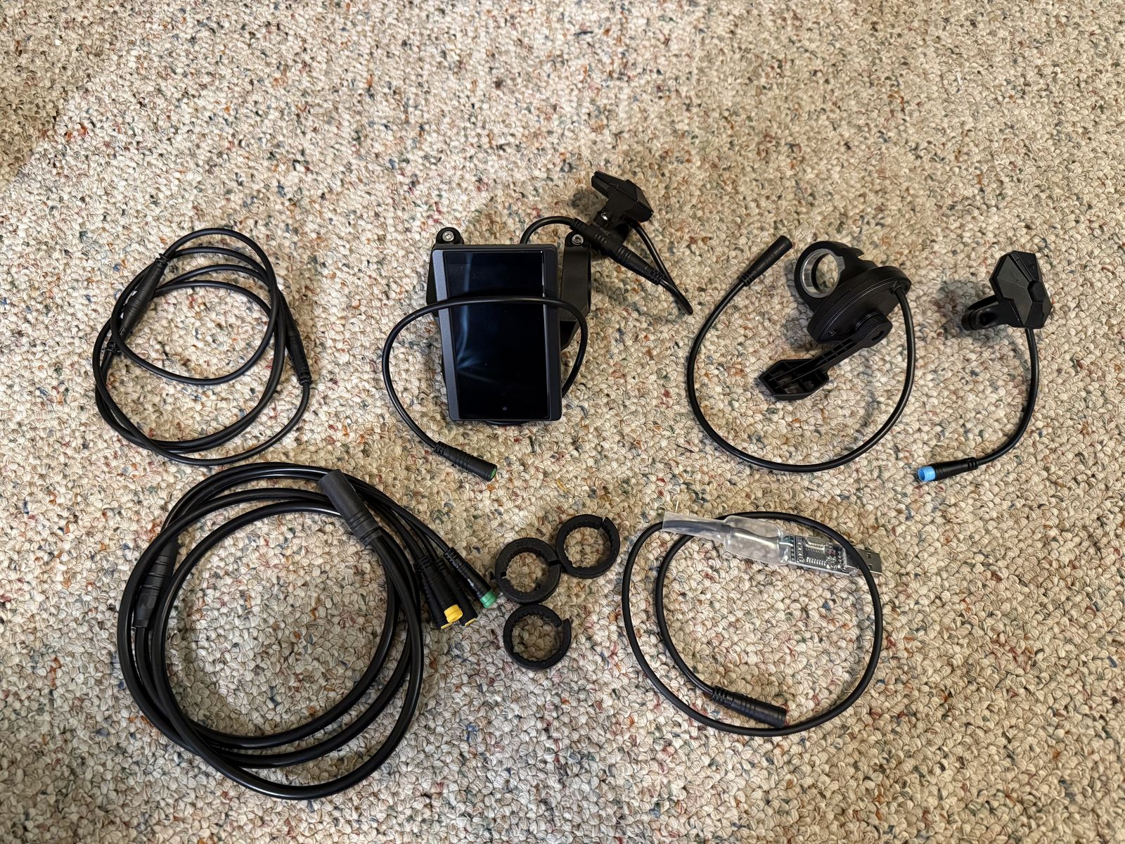 Bafang Ebike P850C Display + Harness + Cables