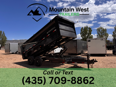 2027 Iron Bull 7X16-14.9K Dump Trailer w/ 4ft Sides and Pro Tarp