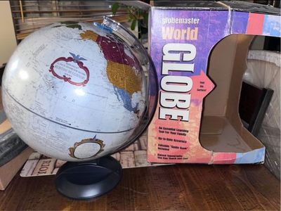 Globemaster World Globe 12" Diameter - Educational Learning Tool, Geography