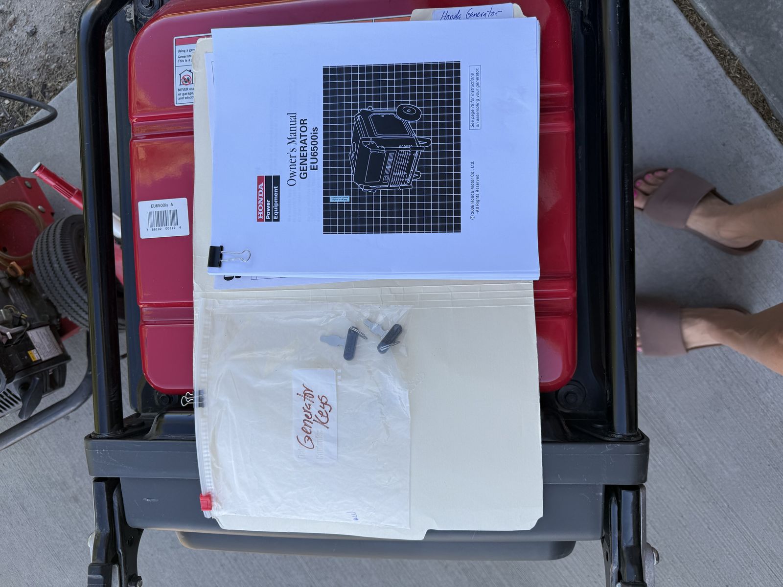 Honda 6500 eu inverter Generator
