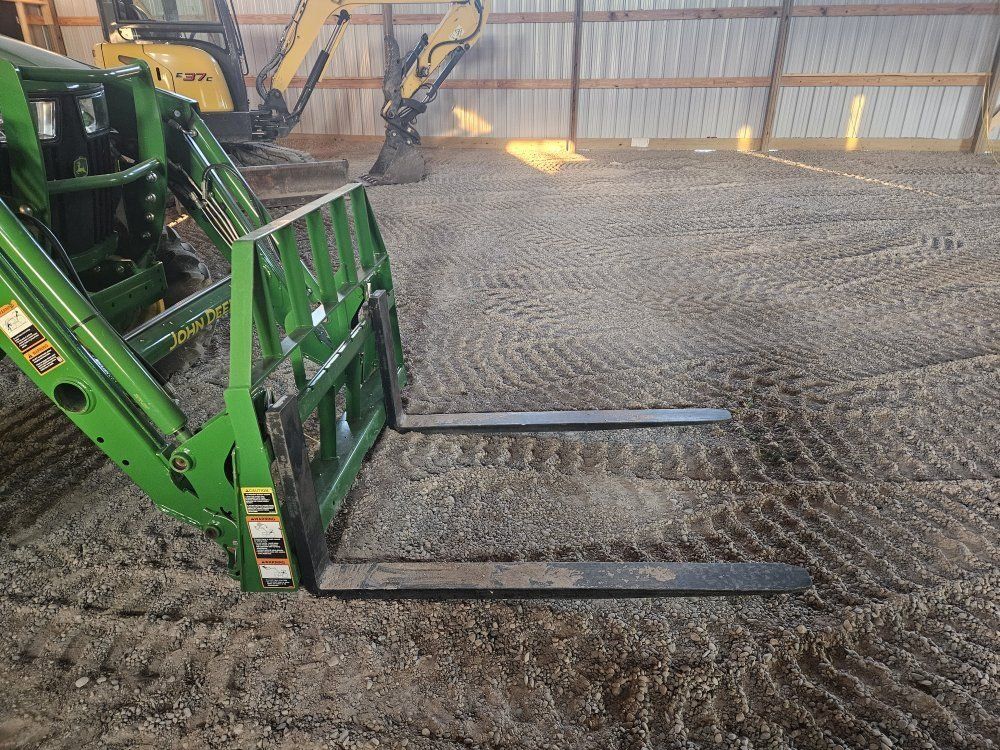 John Deere Pallet Fork Attachment for Compact Utility Tractor