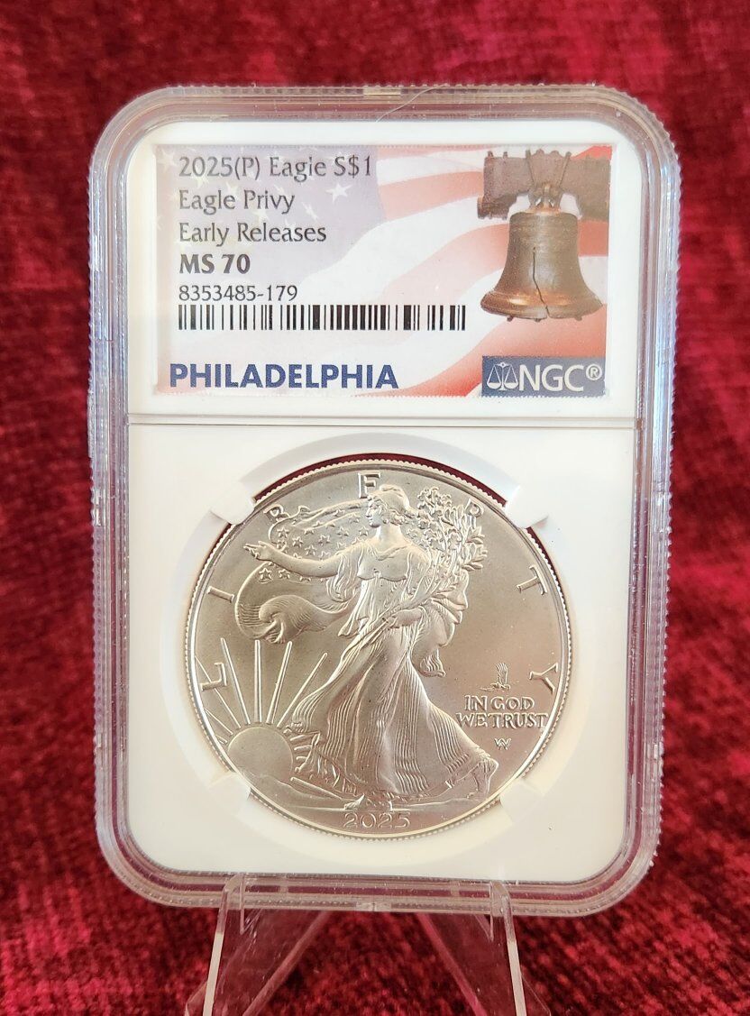 2025 (P) US Silver Eagle Dollar $