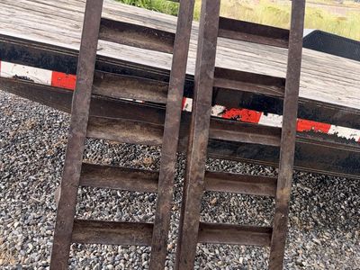 Heavy duty steel ramps