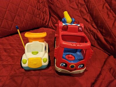 My Little People Fire truck and bonus car