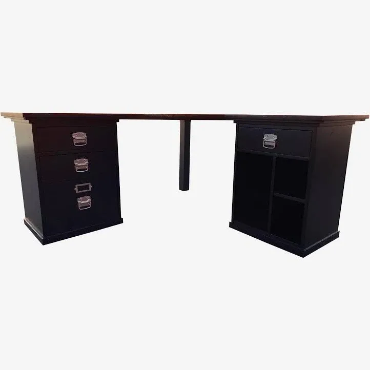 Black Pottery Barn Bedford Desk- Preowned