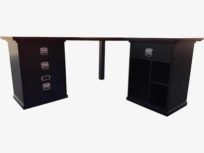 Black Pottery Barn Bedford Desk- Preowned