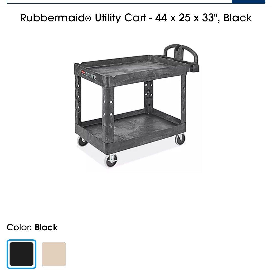 rubbermaid utility cart