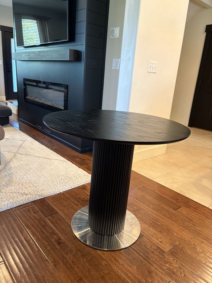 New Black dining table