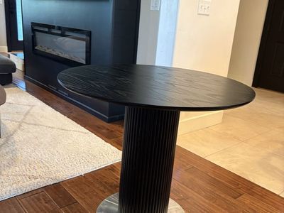 New Black dining table