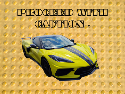 PROCEED WITH CAUTION - Laminate Print