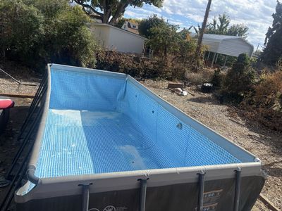 Intex 18x9 above ground pool