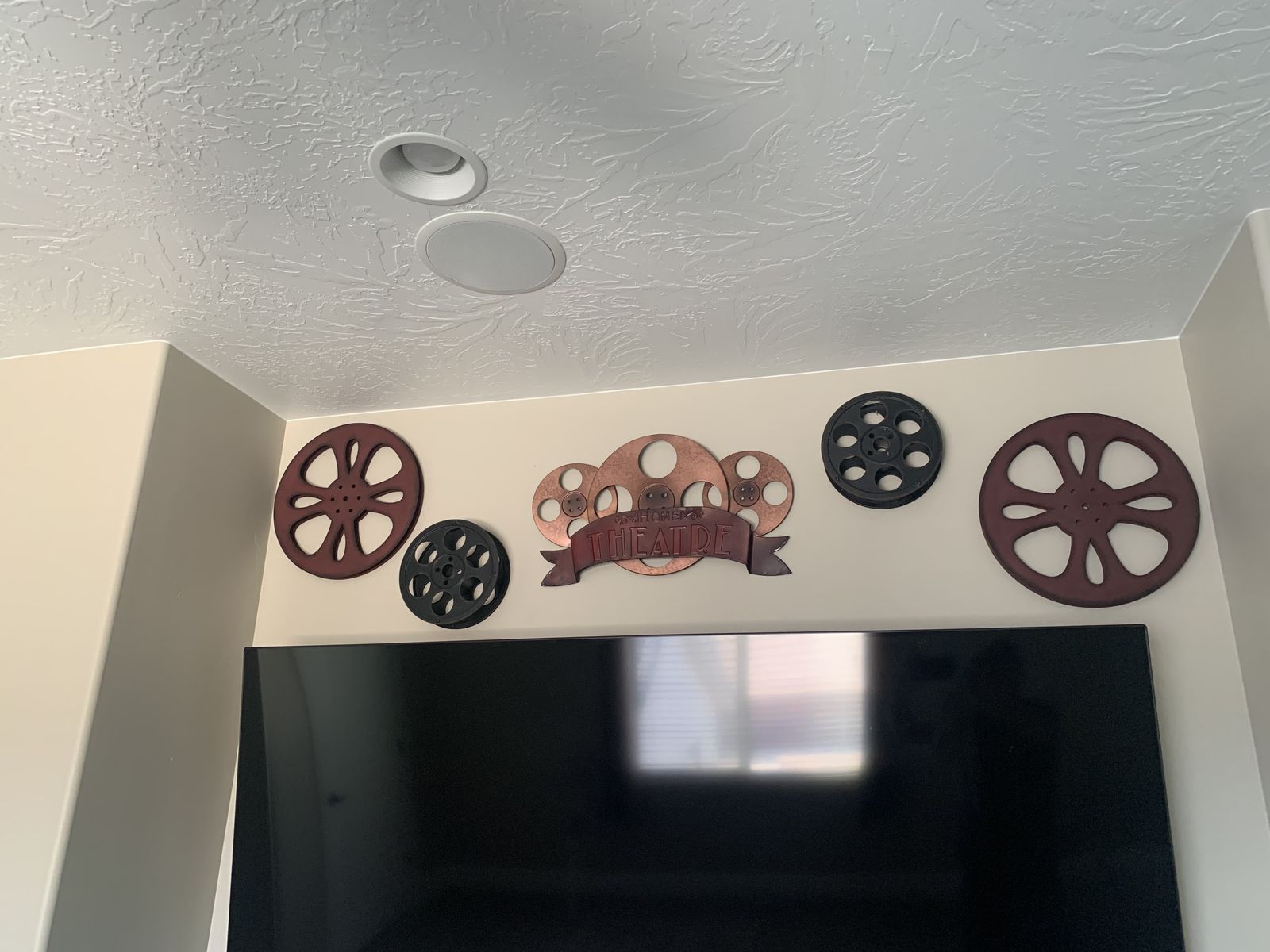 Movie Room Film Reel Wall Deco Set