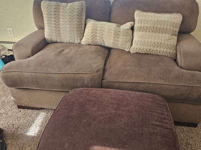 FREE Loveseat Sofa & Matching ottoman need gone 7/5