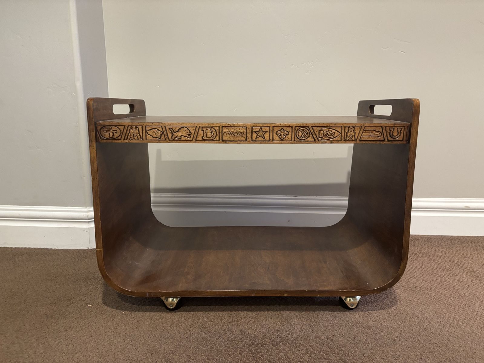 Vintage football coffe table