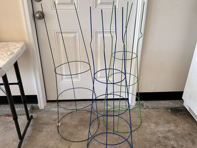 Galvanized Tomato Color Cages